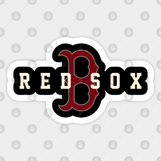 Boston Red Sox 1 by Buck Tee Originals Sticker by Buck Tee